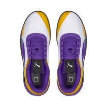 PPuma Indoor Court Shoes Fusion Nitro Team White/Purple Men's